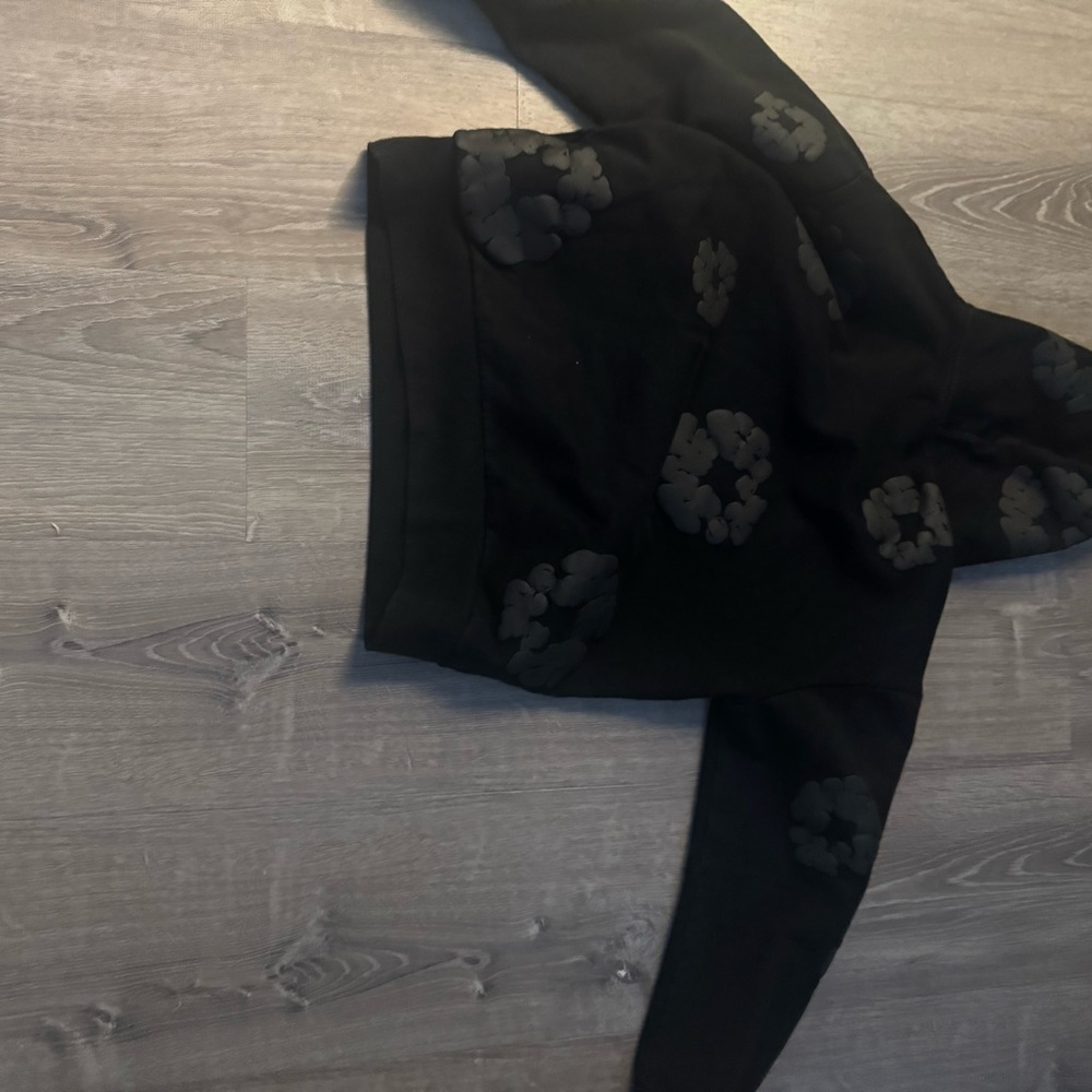 Men's Black Floral Patterned Jacket